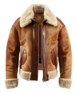 Men's Brown Beige B3 Aviator Flight Jacket