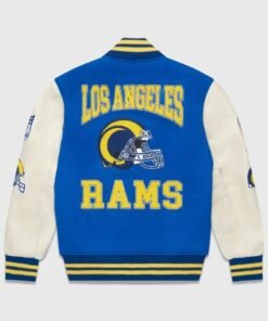 Los Angeles Ovo Rams Blue Varsity Jacket