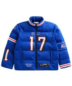 Off Season Josh Allen Buffalo Bills Blue Puffer Jacket