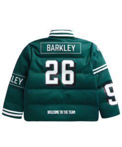 Off Season Saquon Barkley Green Puffer Jacket