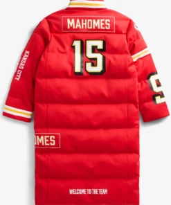 NFL Player Kansas City Chiefs Puffer Coat