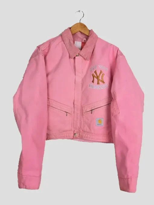 Carhartt Yankees Crop Pink Jacket