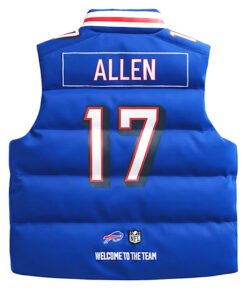 Josh Allen Buffalo Bills Puffer Vest