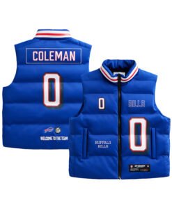 Keon Coleman Buffalo Bills Puffer Vest