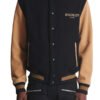 Two-tone And Cashmere Varsity Jacket