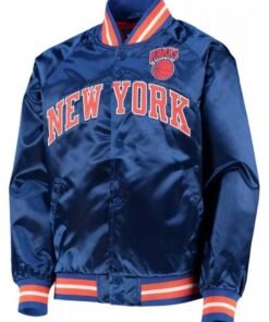 NY Knicks Hardwood Classics Blue Jacket