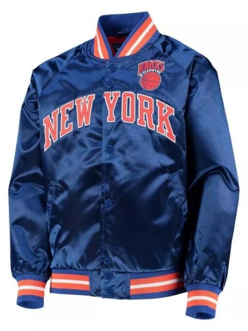 NY Knicks Hardwood Classics Blue Jacket