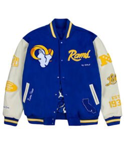 GOLF WANG Los Angeles Rams House Varsity Jacket