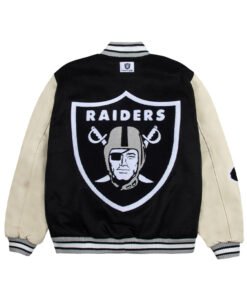 GOLF WANG Raiders Black Varsity Jacket