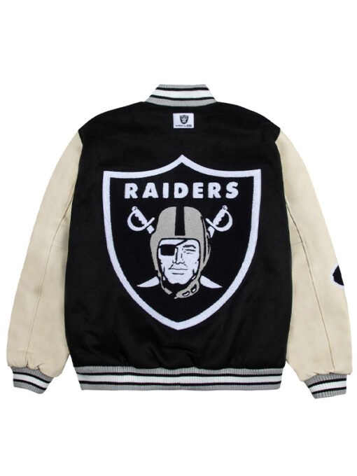 GOLF WANG Raiders Black Varsity Jacket