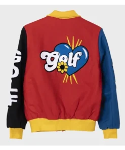 Golf Wang Primary Bomber Varsity Multicolor Jacket