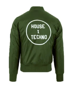 House X Techno CRSSD Green Jacket