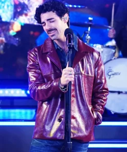 Dick Clark’s Joe Jonas Leather Jacket