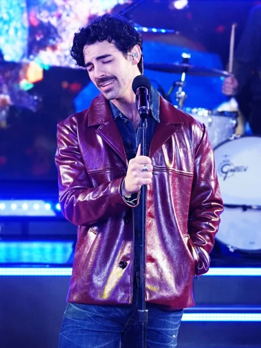 Dick Clark’s Joe Jonas Leather Jacket