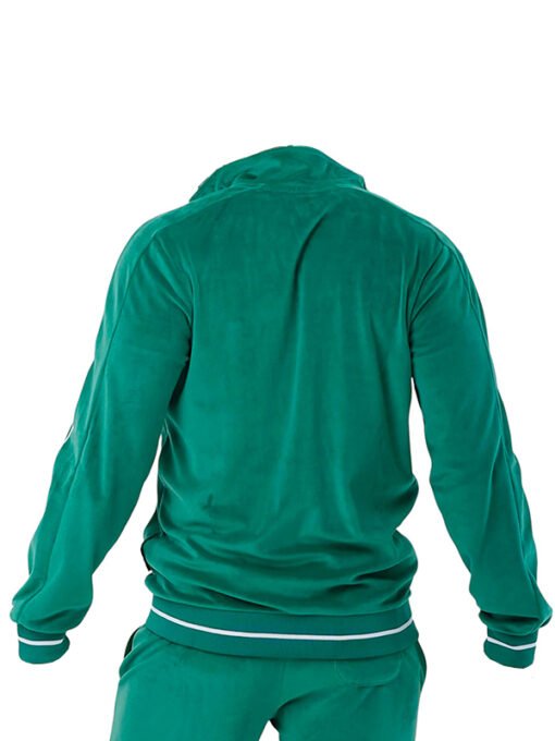 Philadelphia Eagles Green Velour Tracksuit