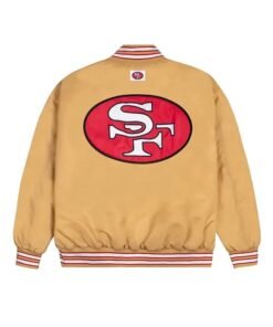 GOLF WANG SF 49ers Satin Bomber Jacket