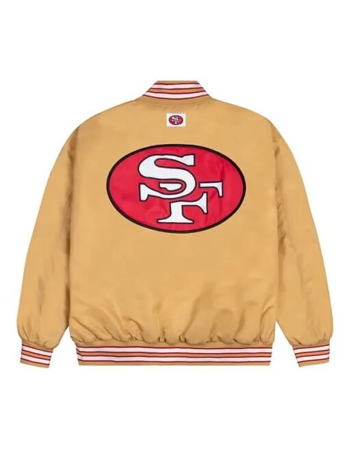 GOLF WANG SF 49ers Satin Bomber Jacket