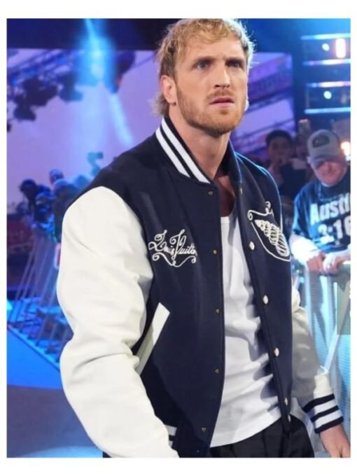 Logan Paul WWE RAW 2025 Varsity Jacket