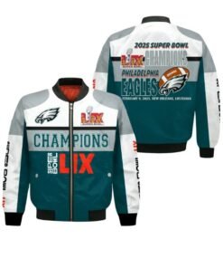 Philadelphia Eagles Winning Spirit Super Bowl LIX 2025 Bomber Jacket