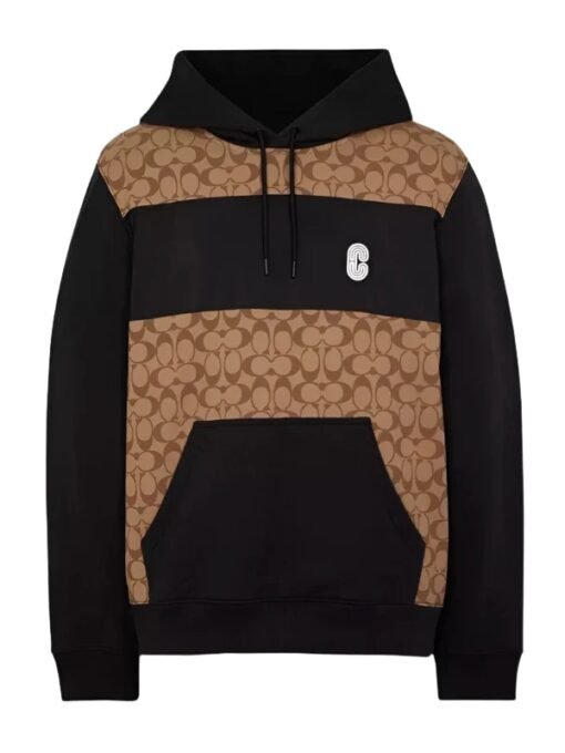 Coach Signature Fleece Pullover Hoodie