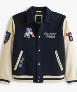 Abercrombie New England Patriots Varsity Jacket