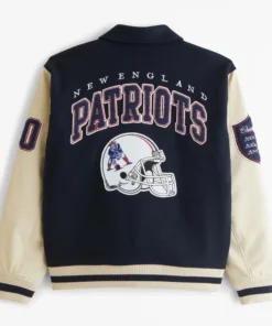 Abercrombie New England Patriots Varsity Bomber Jacket