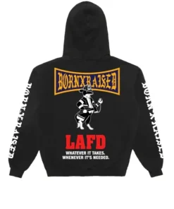 Born X Raised Lafd Snooty Hoodie Black