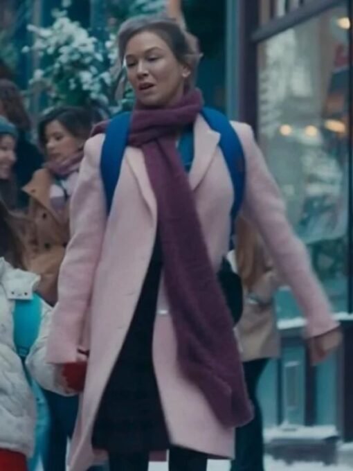 Renée Zellweger Bridget Jones Mad About The Boy Pink Coat