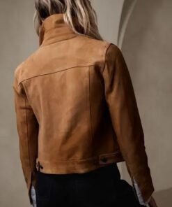Lisa Weil The Cleaning Lady S03 Brown Suede Leather Jacket