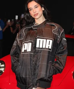 Dua Lipa Oversized Racer Puma Jacket