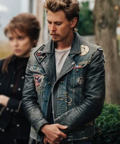 Austin Butler 2023 Bikeriders Denim Vest