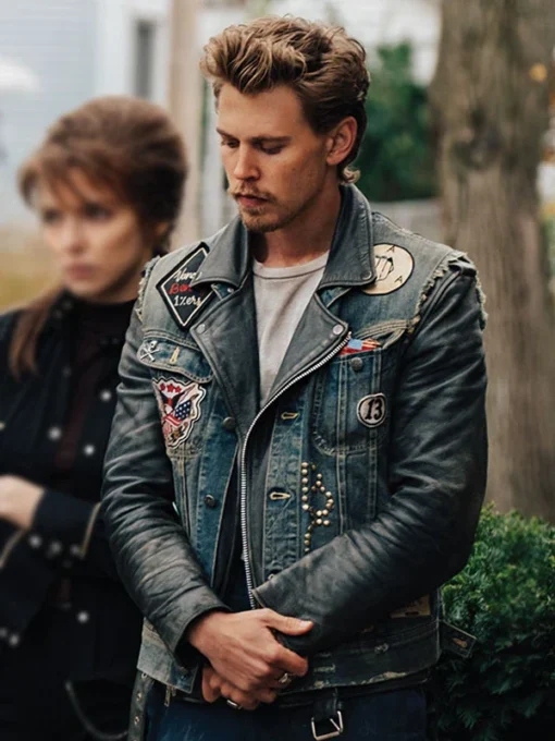 Austin Butler 2023 Bikeriders Denim Vest