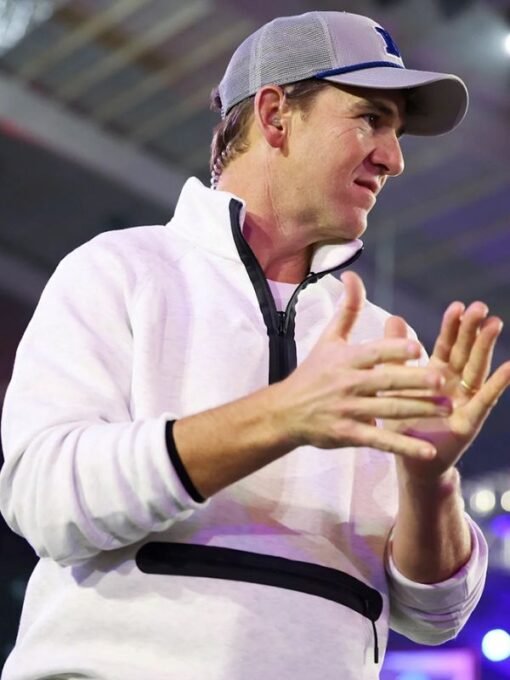 Pro Bowl Games 2025 Eli Manning White Jacket