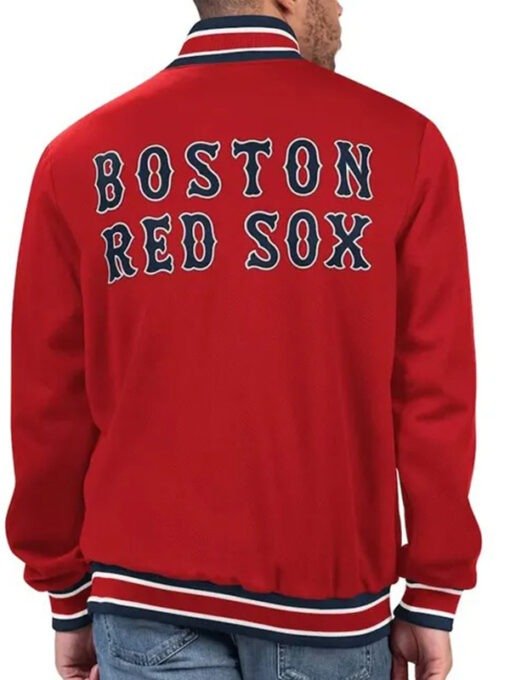 Secret Weapon Boston Red Sox Red Varsity Jacket
