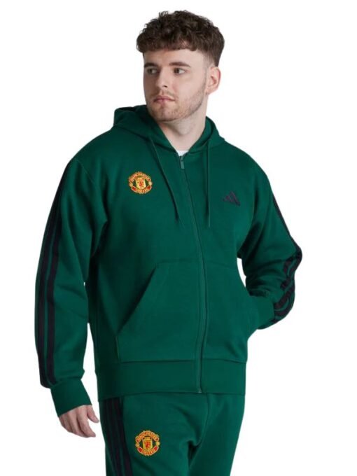 Manchester United X Adidas Essentials 3-Stripes Tracksuit