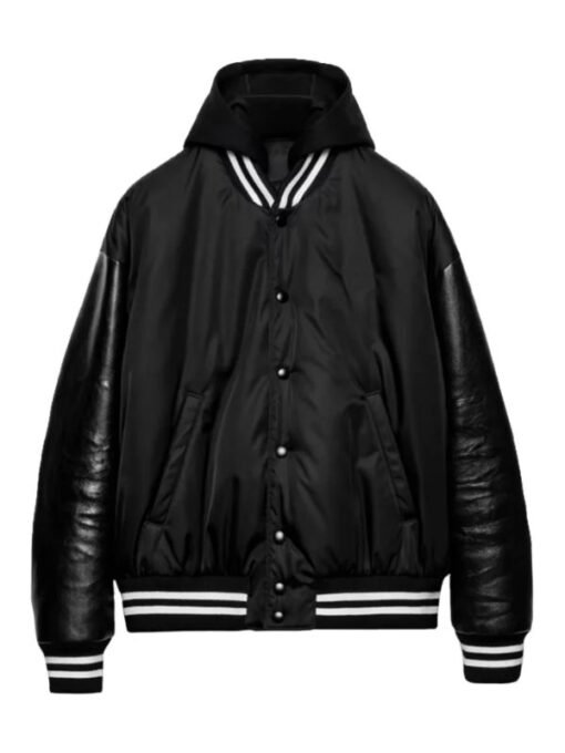 Patrick Mahomes Prada Black Bomber Jacket