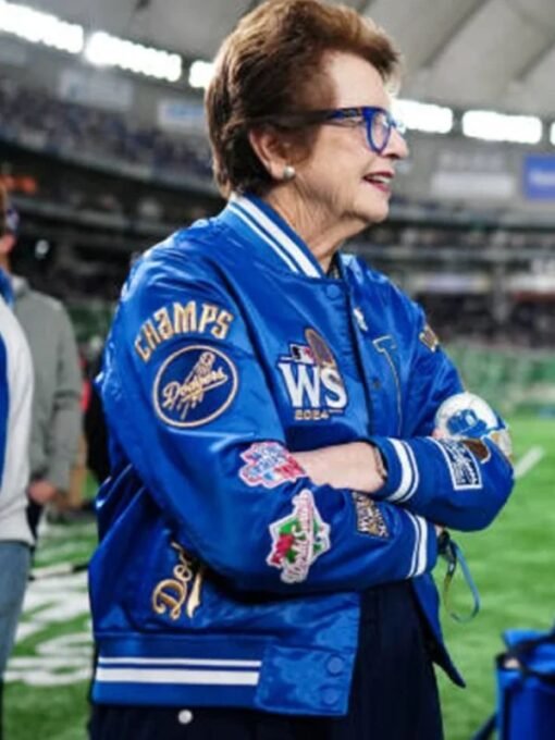 MLB Los Angeles Dodgers Billie Jean Varsity Jacket