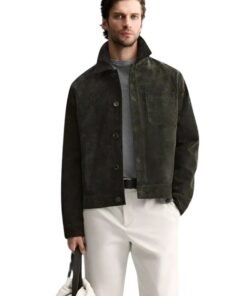 Zara Suede Green Jacket