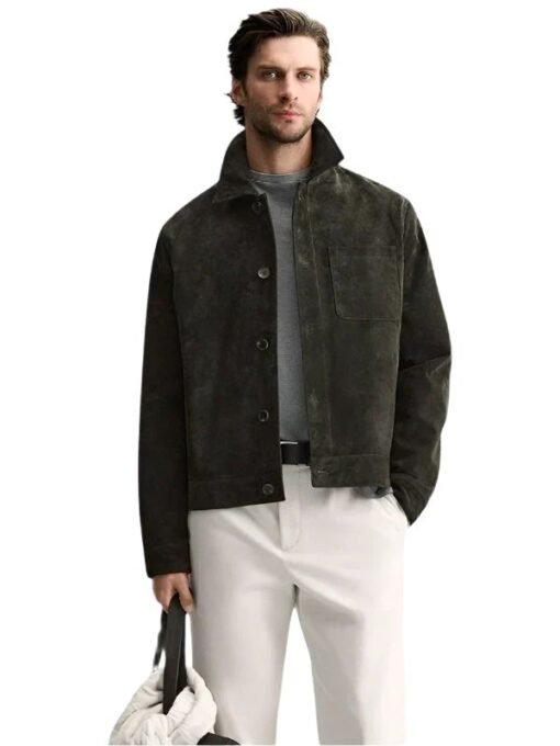 Zara Suede Green Jacket