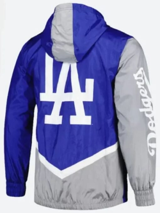 LA Dodgers Windbreaker Polyester Blue Jacket