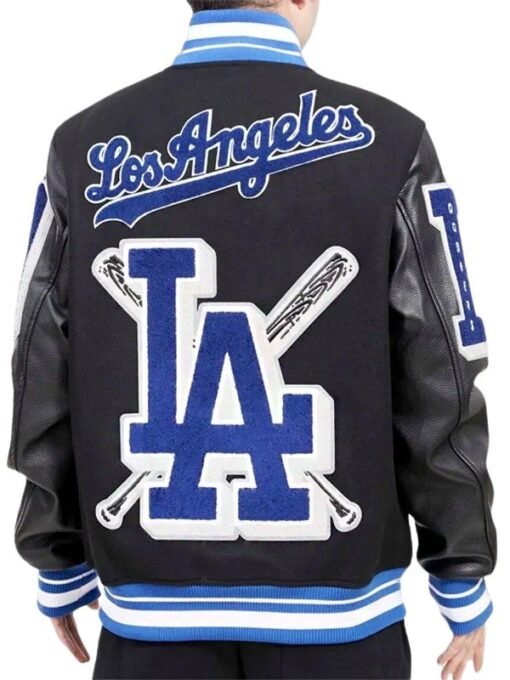 Los Angeles Magic Johnson Dodgers Mash Up Logo Jacket