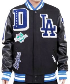 Magic Johnson Los Angeles Dodgers Black Jacket