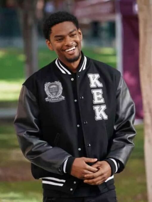 Jessie Raymond Black Varsity Jacket