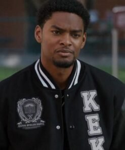 KEK Jessie Raymond Black Varsity Jacket