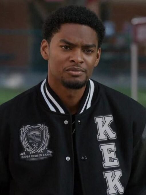 KEK Jessie Raymond Black Varsity Jacket
