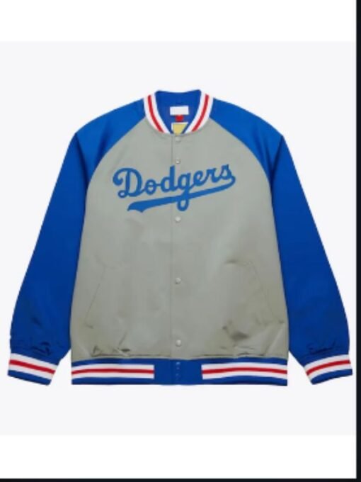 Dodgers Vintage Logo Double Clutch Lightweight Jacket