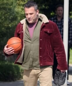 Ben Affleck The Accountant 2 Maroon Jacket