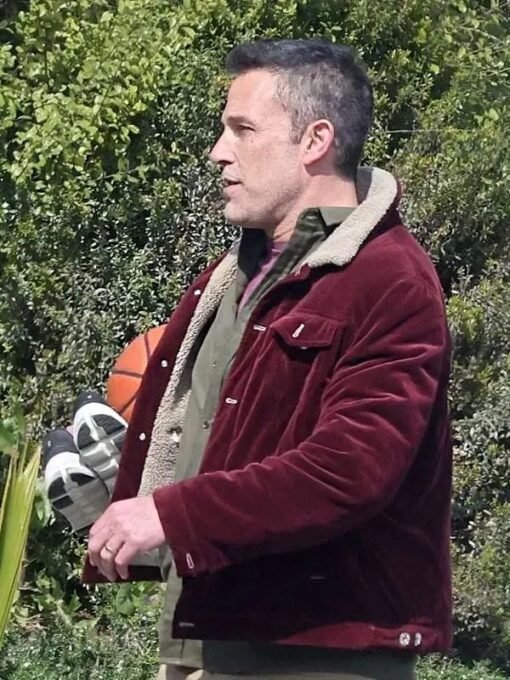 The Accountant 2 Ben Affleck Maroon Jacket