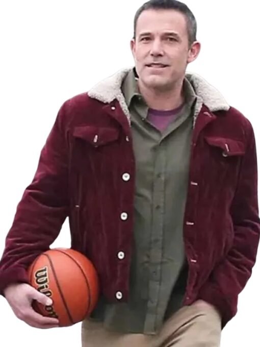 Ben Affleck The Accountant 2 Maroon Jacket