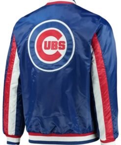 Chicago Cubs The Ace Royal Blue Satin Jacket